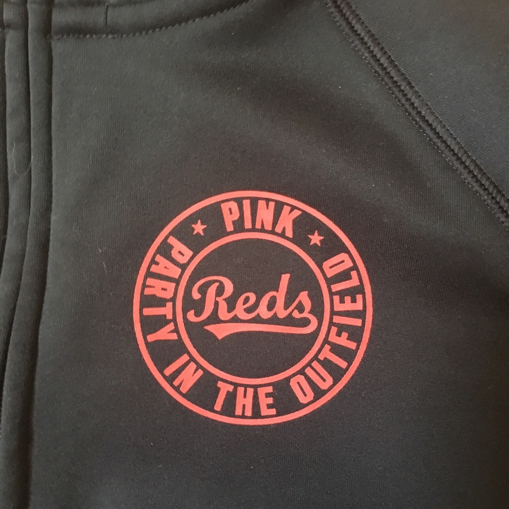 Pink MLB collection Cincinnati Reds jacket - Picture 3 of 4